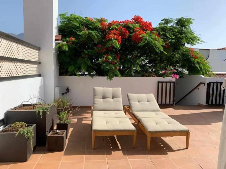 Villa Garoe Puerto de Las Nieves Bagian luar foto